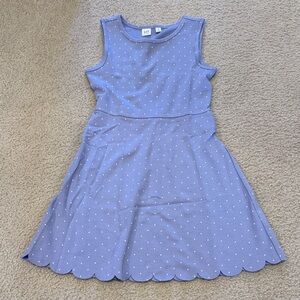 Girls scallop dress